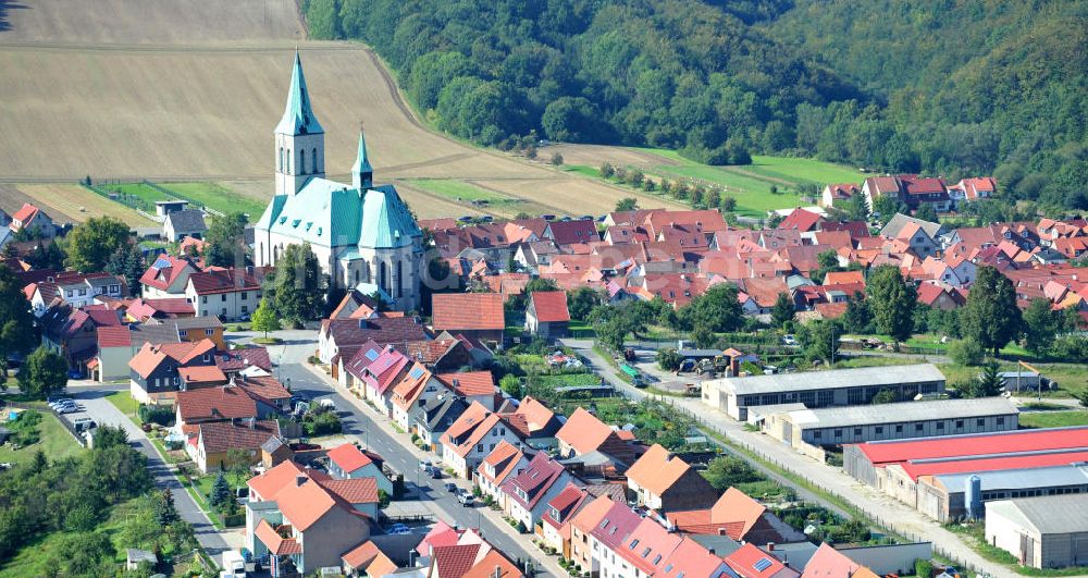 Luftbild Effelder - Teilansicht Effelder in Thüringen