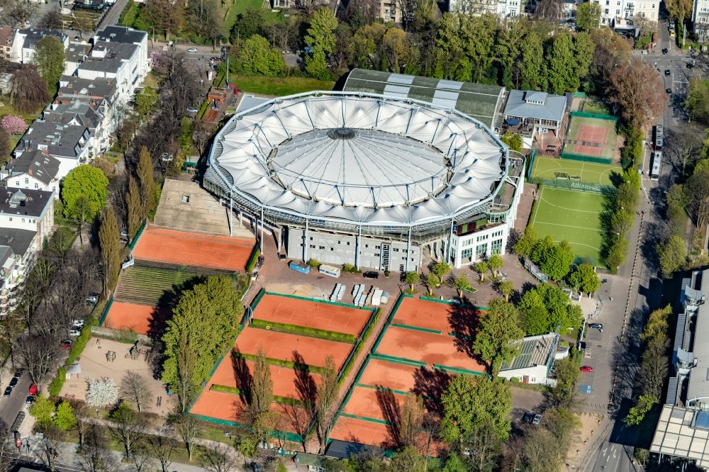 Luftaufnahme Hamburg - Tennisstadion am Rothenbaum in Hamburg