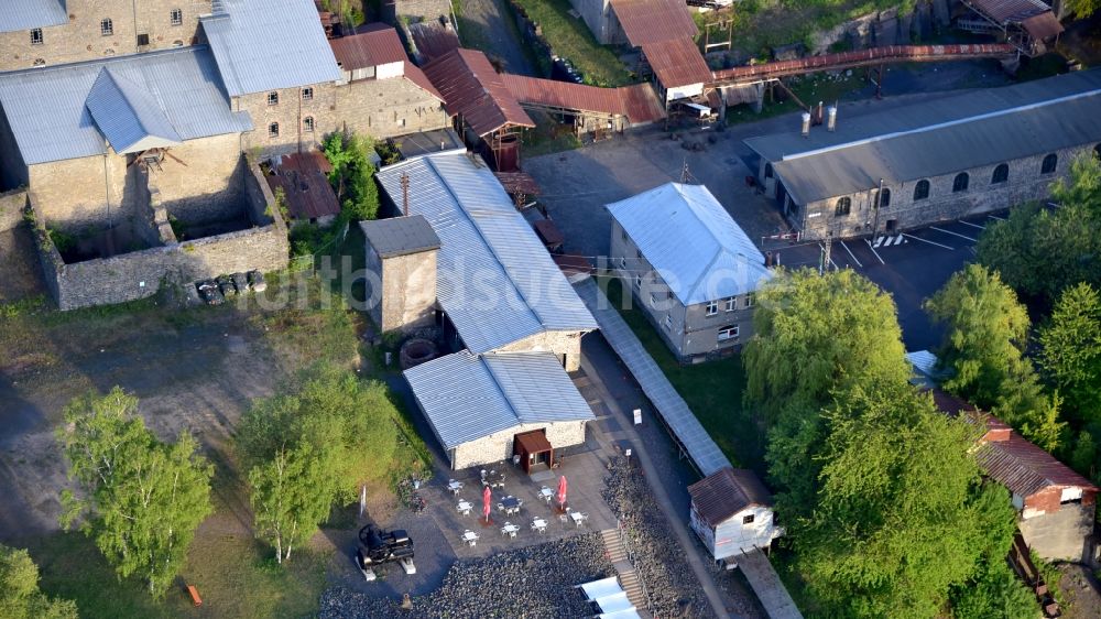 Luftaufnahme Enspel - Tertiär- und Industrie-Erlebnispark Stöffel in Enspel im Bundesland Rheinland-Pfalz, Deutschland