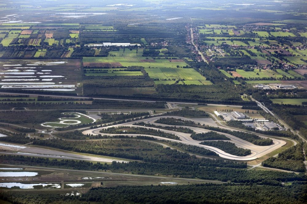 Luftbild Papenburg - Teststrecke und Übungsplatz der ATP Automotive Testing Papenburg im Bundesland Niedersachsen, Deutschland