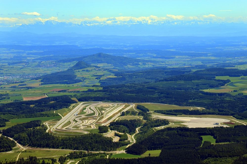 Luftaufnahme Immendingen - Teststrecke des Daimler AG Prüf- und Technologiezentrum in Immendingen im Bundesland Baden-Württemberg, Deutschland