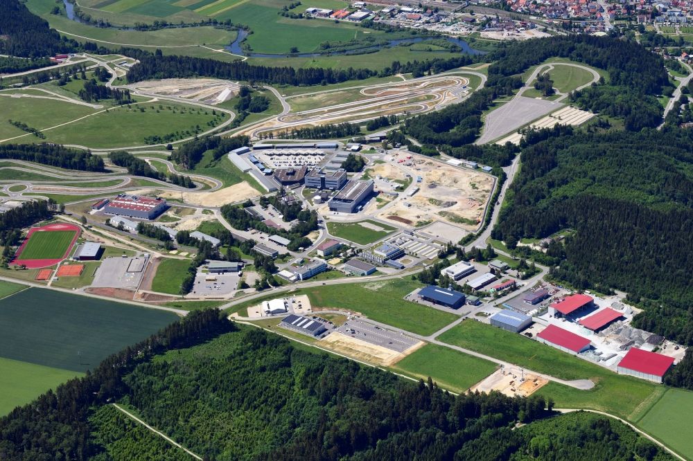 Luftbild Immendingen - Teststrecke des Daimler AG Prüf- und Technologiezentrum in Immendingen im Bundesland Baden-Württemberg, Deutschland