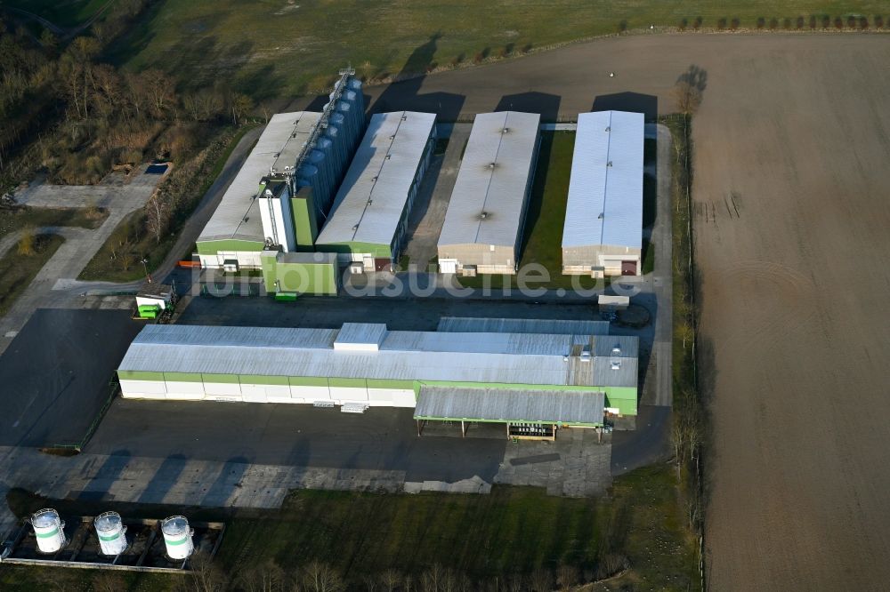 Luftbild Schönermark - Tierzucht- Stallanlagen Tierzucht für die Fleischproduktion Hauptgenossenschaft Nord Ag in Schönermark im Bundesland Brandenburg, Deutschland