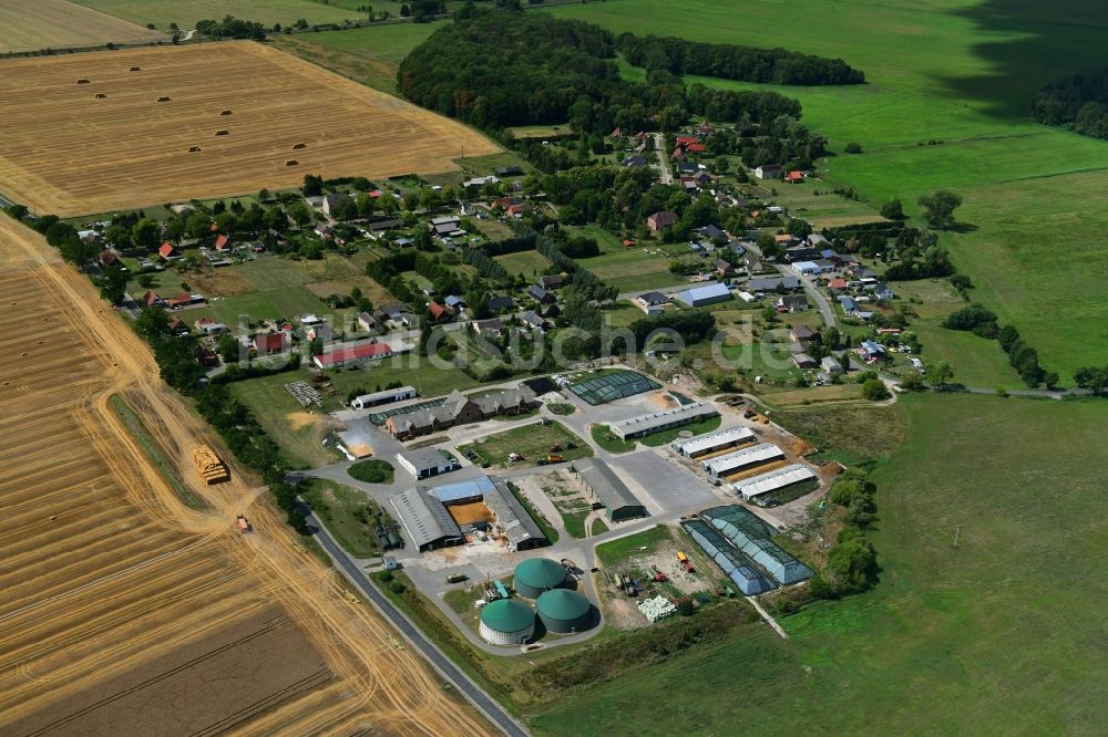 Luftbild Neese - Tierzucht- Stallanlagen Tierzucht für die Fleischproduktion in Neese im Bundesland Mecklenburg-Vorpommern, Deutschland