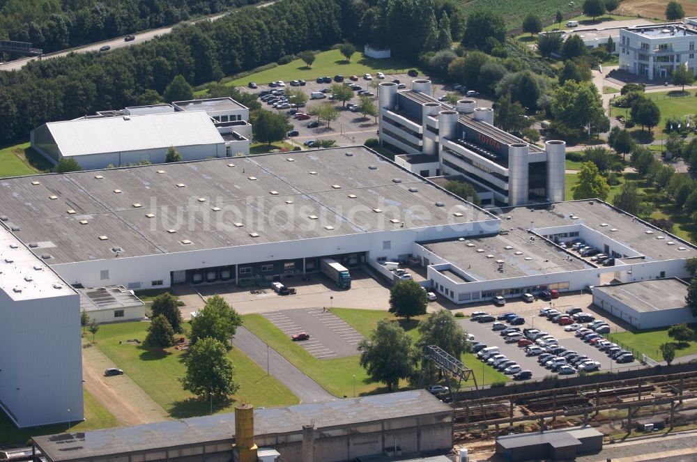 Luftbild Köln - Toyota Deutschland GmbH im Ortsteil Lindenthal in Köln im Bundesland Nordrhein-Westfalen, Deutschland