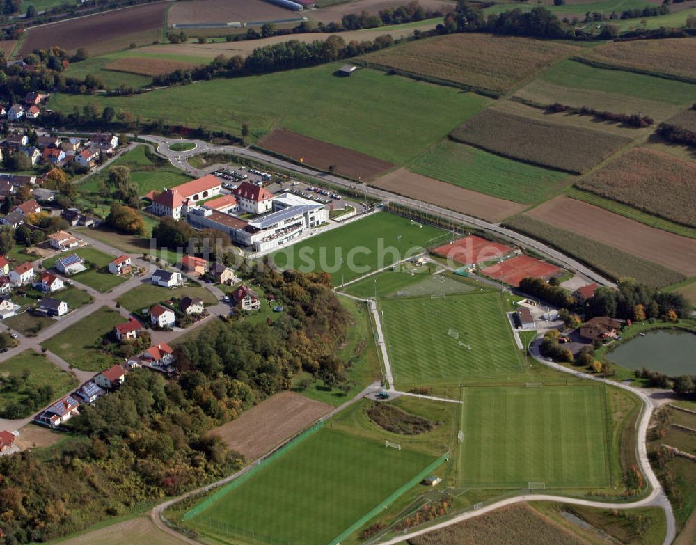 Zuzenhausen von oben - Trainings- und Geschäftsstellenzentrum TSG 1899 Hoffenheim