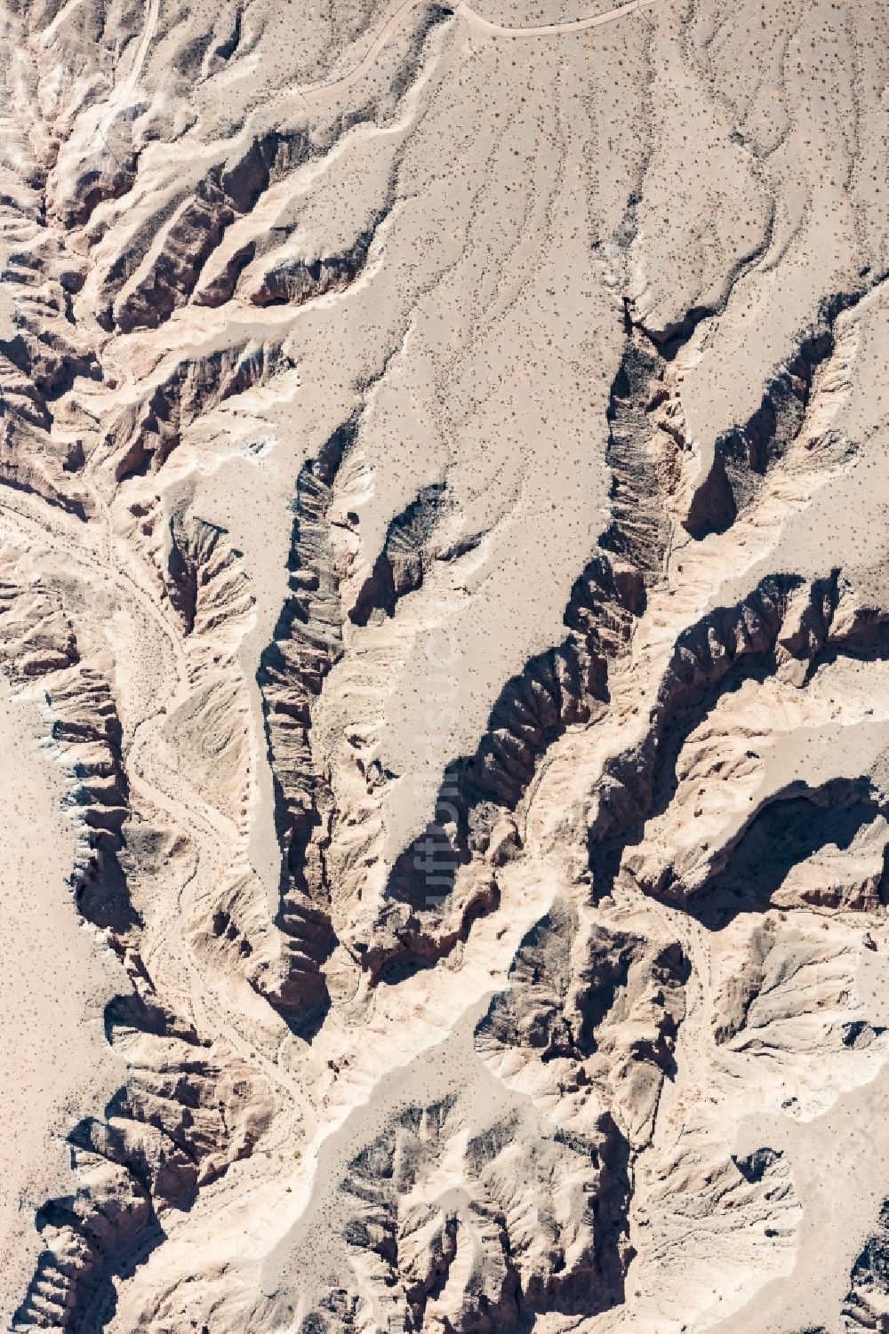 Luftbild Littlefield - Trockenwüsten- Landschaft in Littlefield in Arizona, USA