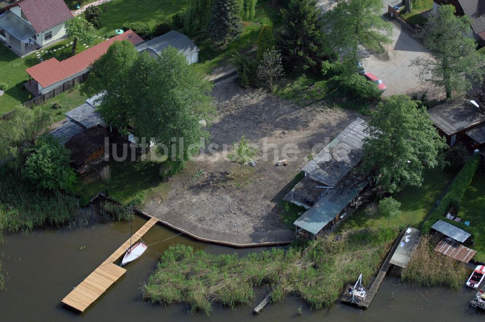 Luftbild TEUPITZ - Uferbebauung am Teupitzer See in Teupitz
