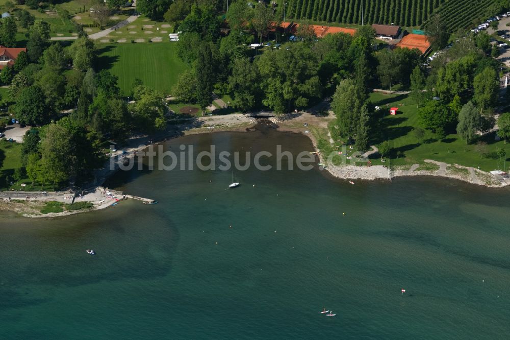 Luftbild Wasserburg (Bodensee) - Uferbereiche des Bodensee in Wasserburg (Bodensee) im Bundesland Bayern, Deutschland