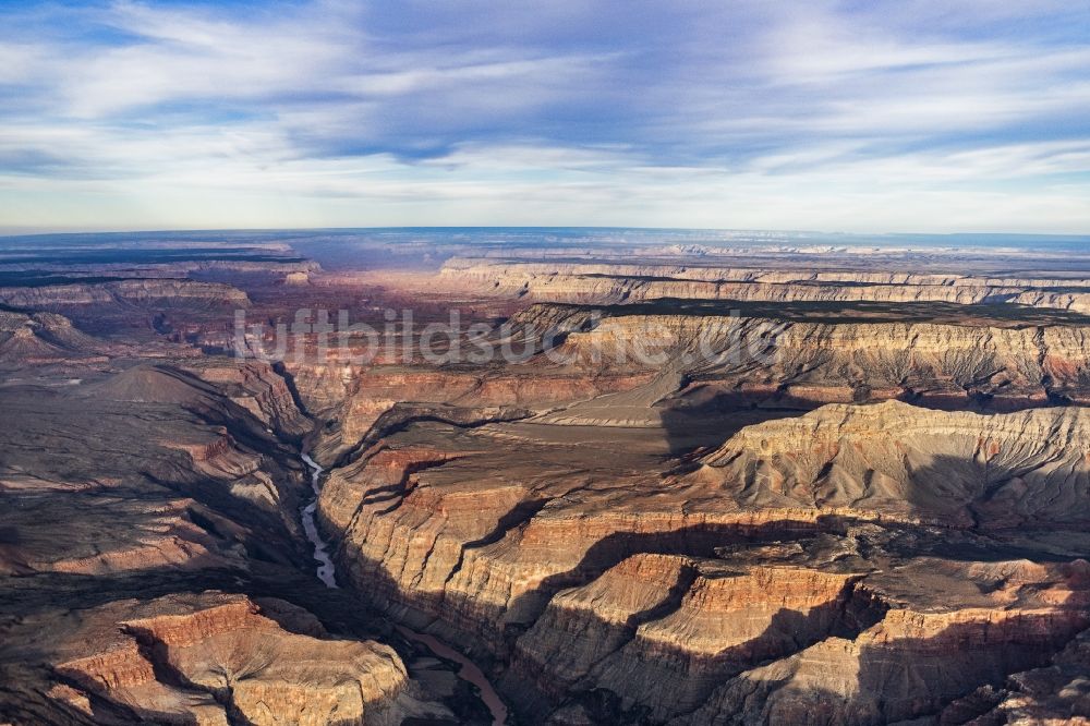 Luftbild Littlefield - Uferbereiche am Flußverlauf des Colorado River in Littlefield in Arizona, USA