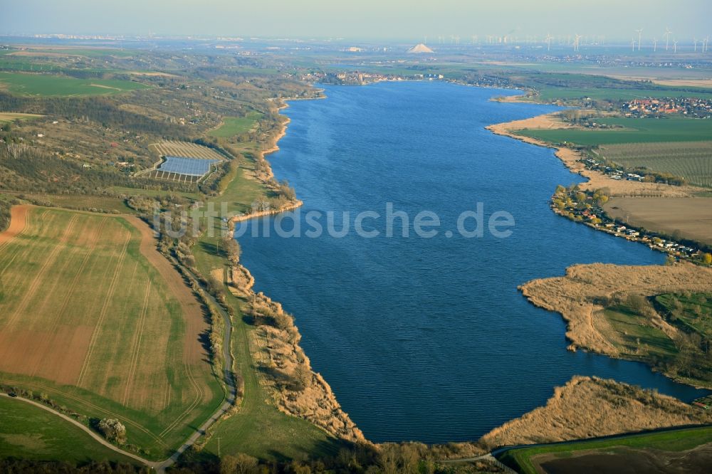 Luftbild Lüttchendorf - Uferbereiche des Sees Böse Sieben in Lüttchendorf im Bundesland Sachsen-Anhalt, Deutschland