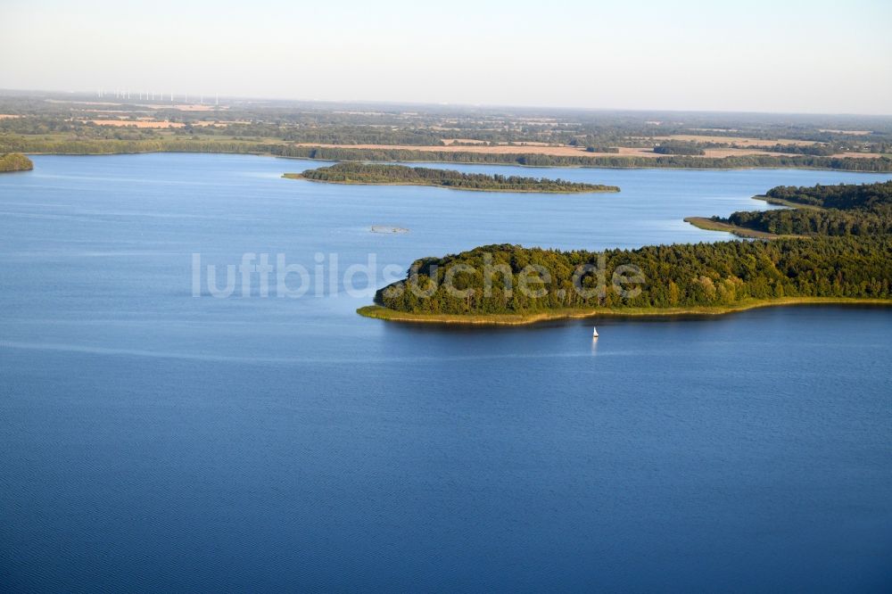 Luftbild Seedorf - Uferbereiche des Sees Schaalsee in Seedorf im Bundesland Schleswig-Holstein, Deutschland