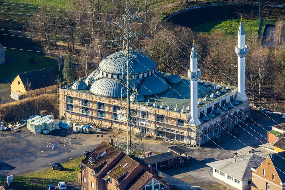 Hamm aus der Vogelperspektive: Ulu Moschee in Hamm im Bundesland Nordrhein-Westfalen