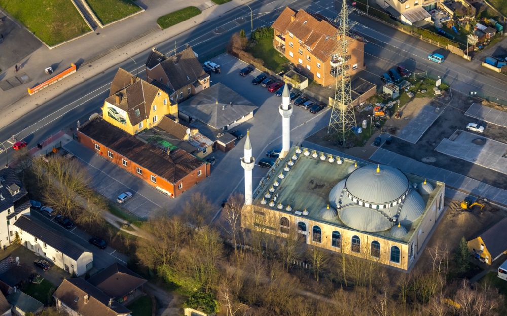 Luftaufnahme Hamm - Ulu Moschee in Hamm im Bundesland Nordrhein-Westfalen