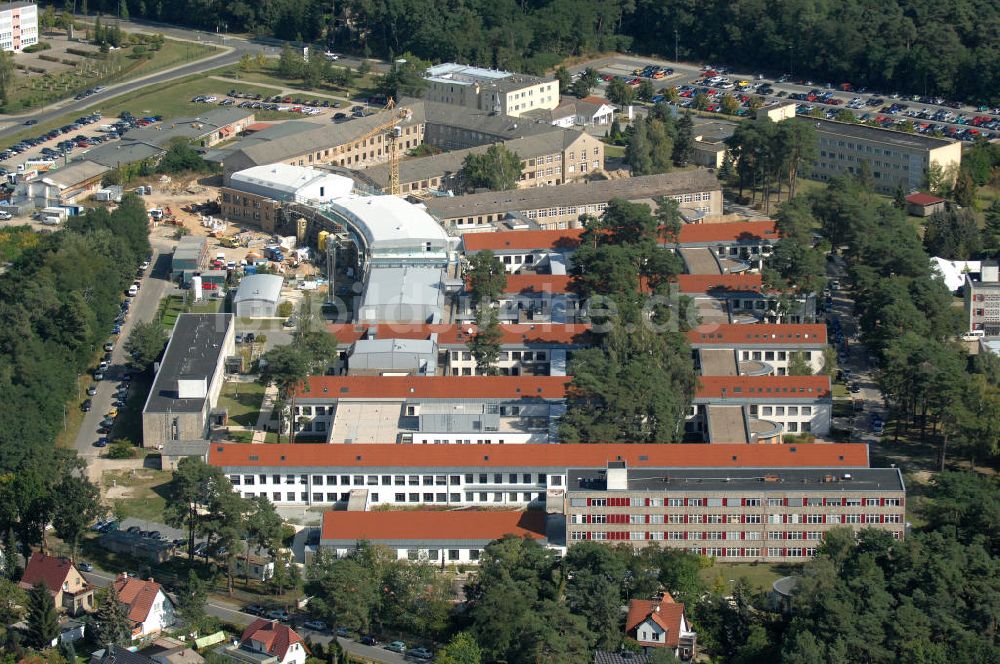 Luftbild Bad Saarow - Umbau und Modernisierung des HELIOS Klinikum Bad Saarow
