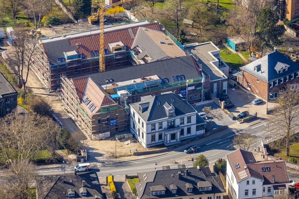 Luftbild Bommern - Umbau und Sanierung eimer alten Fabrik zu Wohnquartier mit City- Lofts an der Ruhrstraße in Bommern im Bundesland Nordrhein-Westfalen, Deutschland