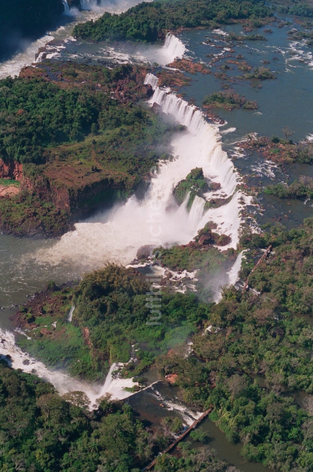 Luftbild Iguazu - UNESCO-Welterbe Wasserfall der Iguazu- Wasserfälle in der Provinz Parana in Brasilien