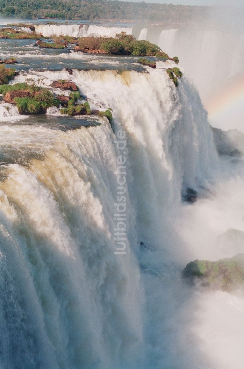 Luftaufnahme Iguazu - UNESCO-Welterbe Wasserfall der Iguazu- Wasserfälle in der Provinz Parana in Brasilien