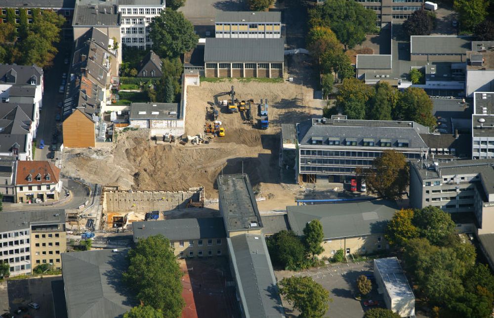 Luftbild Köln - Unglücksstelle des eingestürzten Stadtarchives in Köln