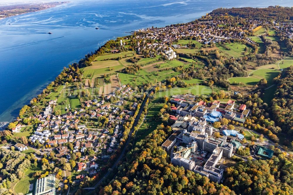 Konstanz von oben - Universität Konstanz in Konstanz im Bundesland Baden-Württemberg