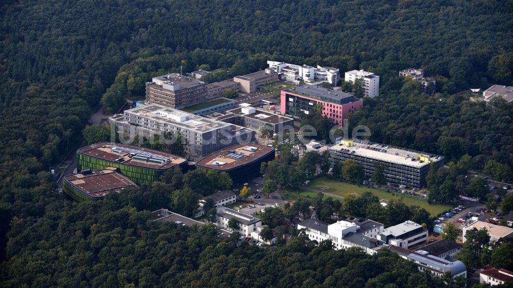 Bonn von oben - Universitätsklinikum Bonn auf dem Venusberg in Bonn im Bundesland Nordrhein-Westfalen, Deutschland
