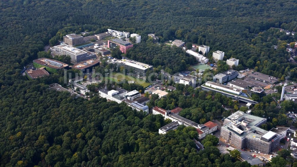 Luftaufnahme Bonn - Universitätsklinikum Bonn auf dem Venusberg in Bonn im Bundesland Nordrhein-Westfalen, Deutschland