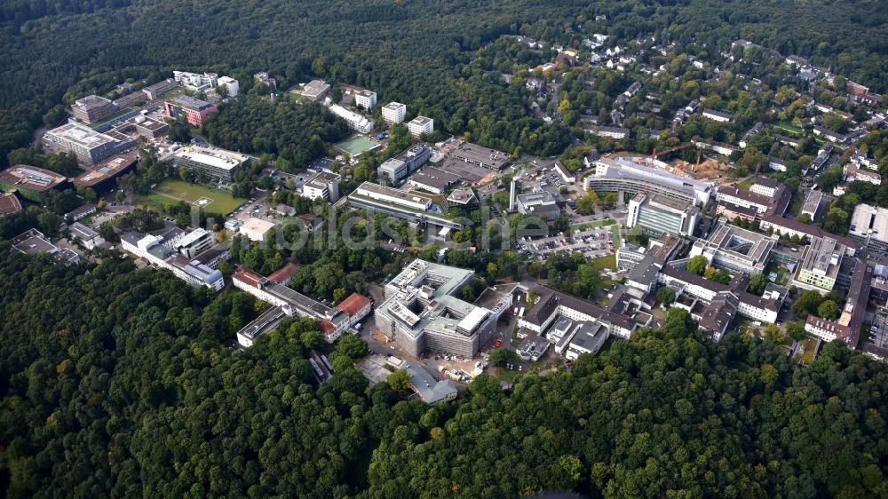 Bonn aus der Vogelperspektive: Universitätsklinikum Bonn auf dem Venusberg in Bonn im Bundesland Nordrhein-Westfalen, Deutschland