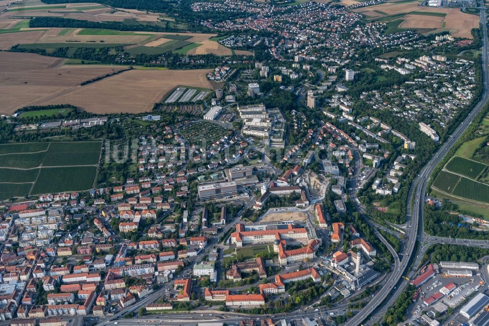 Luftaufnahme Würzburg - Universitätsklinikum UKW in Würzburg im Bundesland Bayern, Deutschland