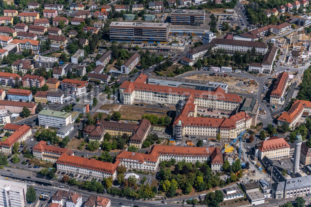 Würzburg von oben - Universitätsklinikum UKW in Würzburg im Bundesland Bayern, Deutschland