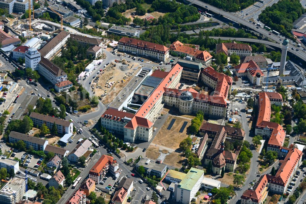Würzburg aus der Vogelperspektive: Universitätsklinikum UKW in Würzburg im Bundesland Bayern, Deutschland