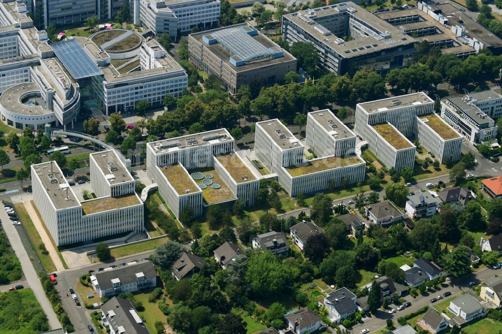 Luftbild Bonn - Unternehmen- Verwaltungsgebäude Deutsche Telekom an der Friedrich-Ebert-Allee im Ortsteil Gronau in Bonn im Bundesland Nordrhein-Westfalen, Deutschland