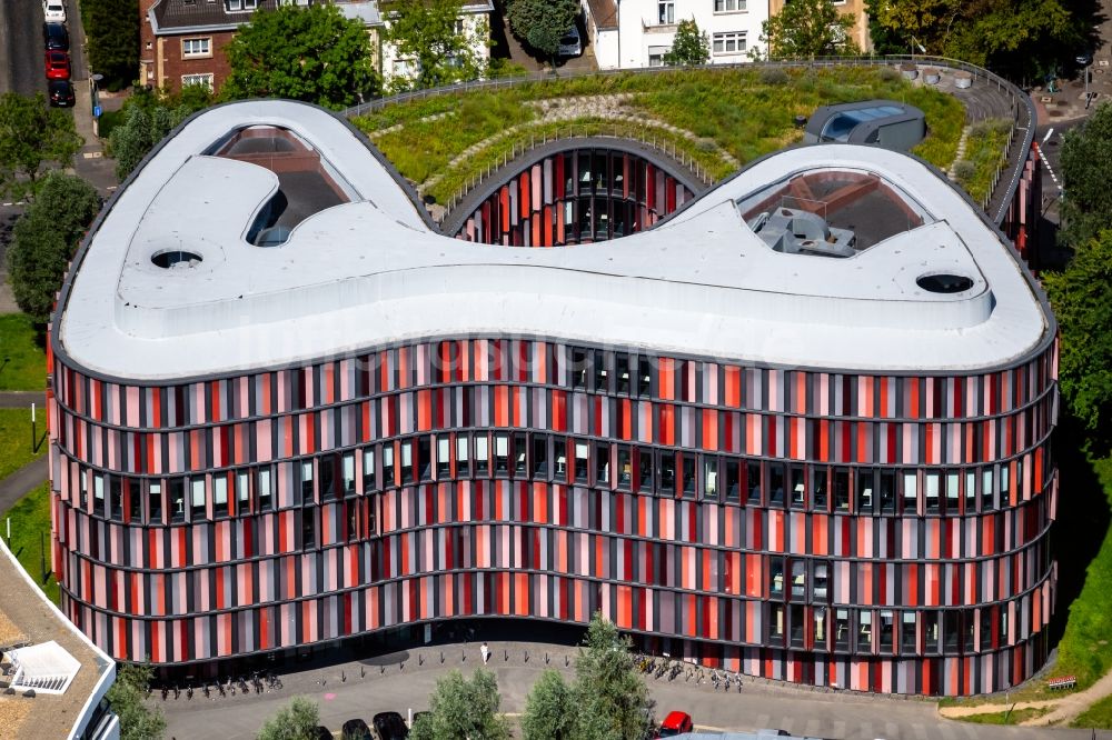 Luftbild Köln - Unternehmen- Verwaltungsgebäude der HEUBECK AG in Köln im Bundesland Nordrhein-Westfalen, Deutschland