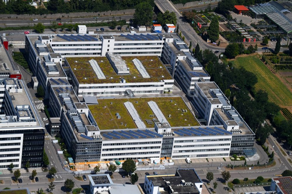 Luftbild Neckarsulm - Unternehmen- Verwaltungsgebäude der Lidl Stiftung & Co. KG in Neckarsulm im Bundesland Baden-Württemberg, Deutschland