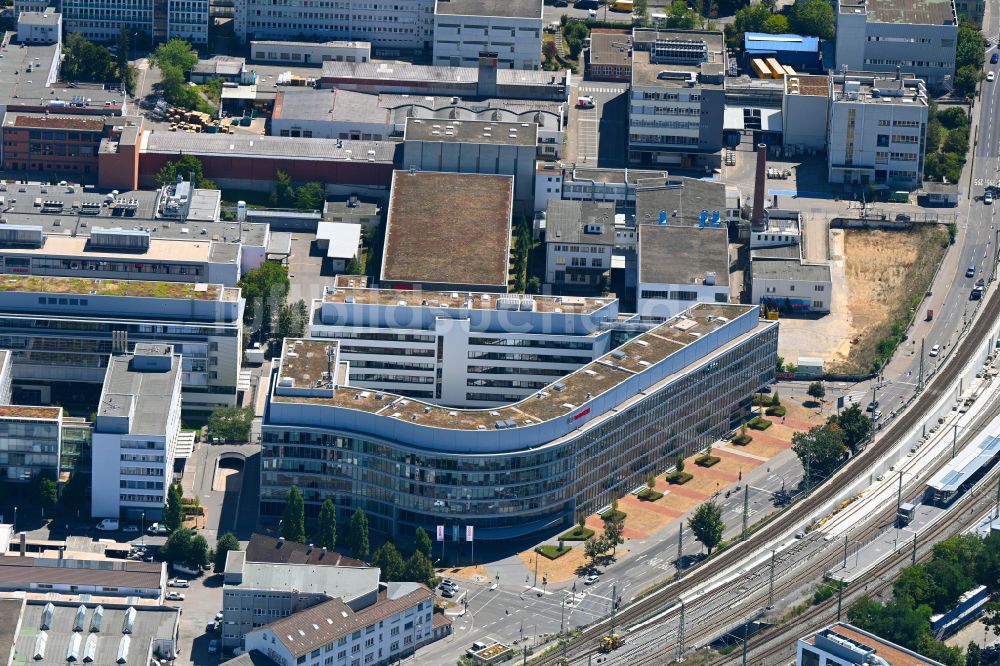 Luftaufnahme Stuttgart - Unternehmen- Verwaltungsgebäude der Robert-Bosch GmbH in Stuttgart im Bundesland Baden-Württemberg, Deutschland
