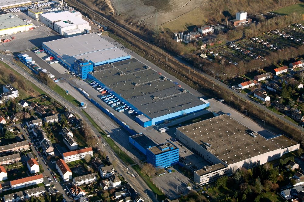 Luftbild Dortmund - Unternehmenssitz der Tedi GmbH & Co. KG in Dortmund im Bundesland Nordrhein-Westfalen