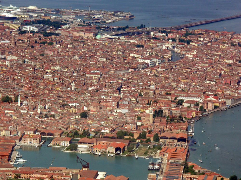Luftaufnahme Venedig - Venedig und Lagune