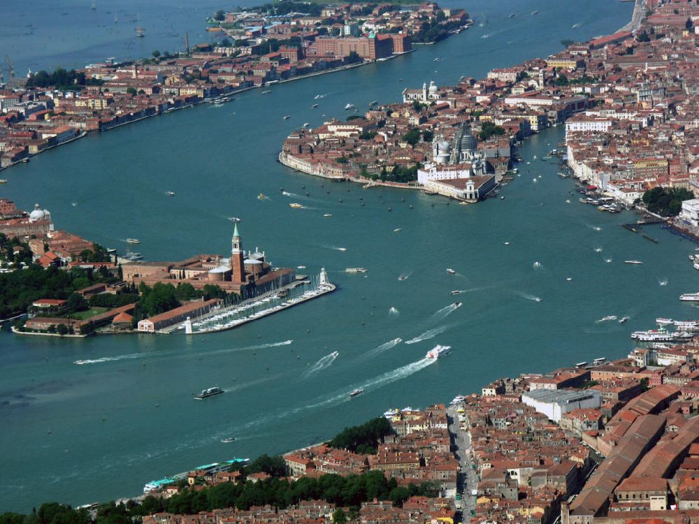 Venedig von oben - Venedig und Lagune
