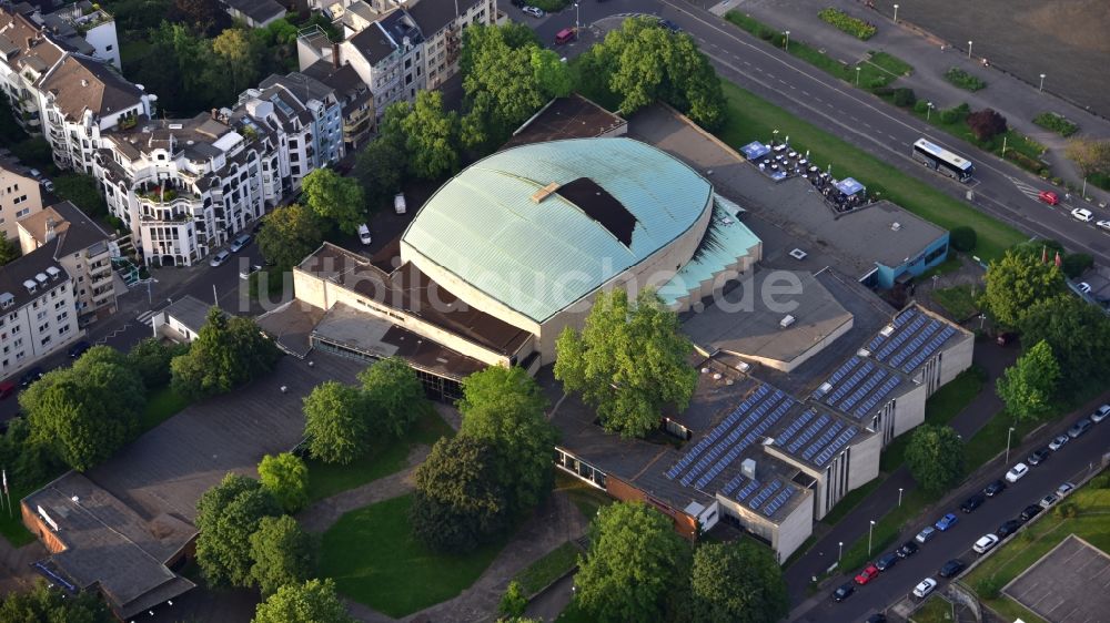 Luftaufnahme Bonn - Veranstaltungshalle Beethovenhalle Bonn im Ortsteil Zentrum in Bonn im Bundesland Nordrhein-Westfalen, Deutschland