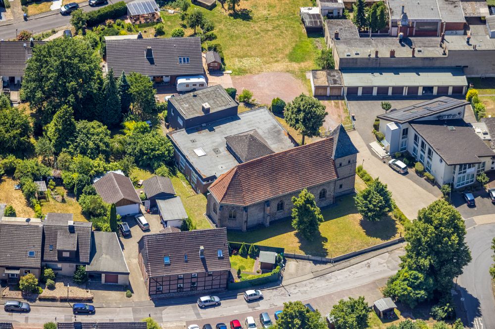 Luftbild Castrop-Rauxel - Veranstaltungshalle Maximilian-Kolbe-Haus in Castrop-Rauxel im Bundesland Nordrhein-Westfalen, Deutschland
