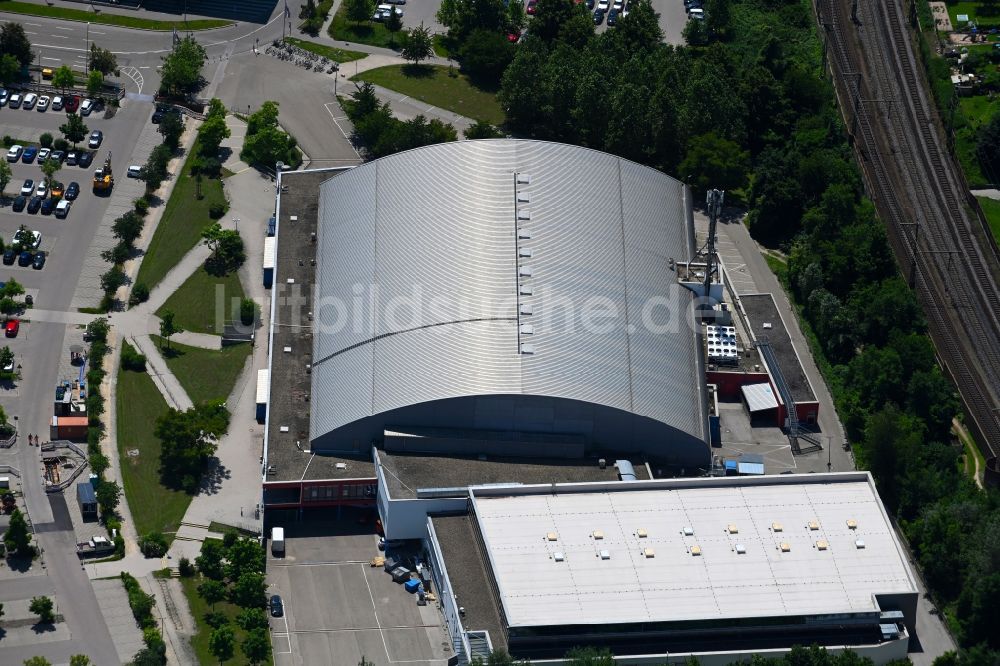 Ingolstadt aus der Vogelperspektive: Veranstaltungshalle Saturn Arena in Ingolstadt im Bundesland Bayern, Deutschland