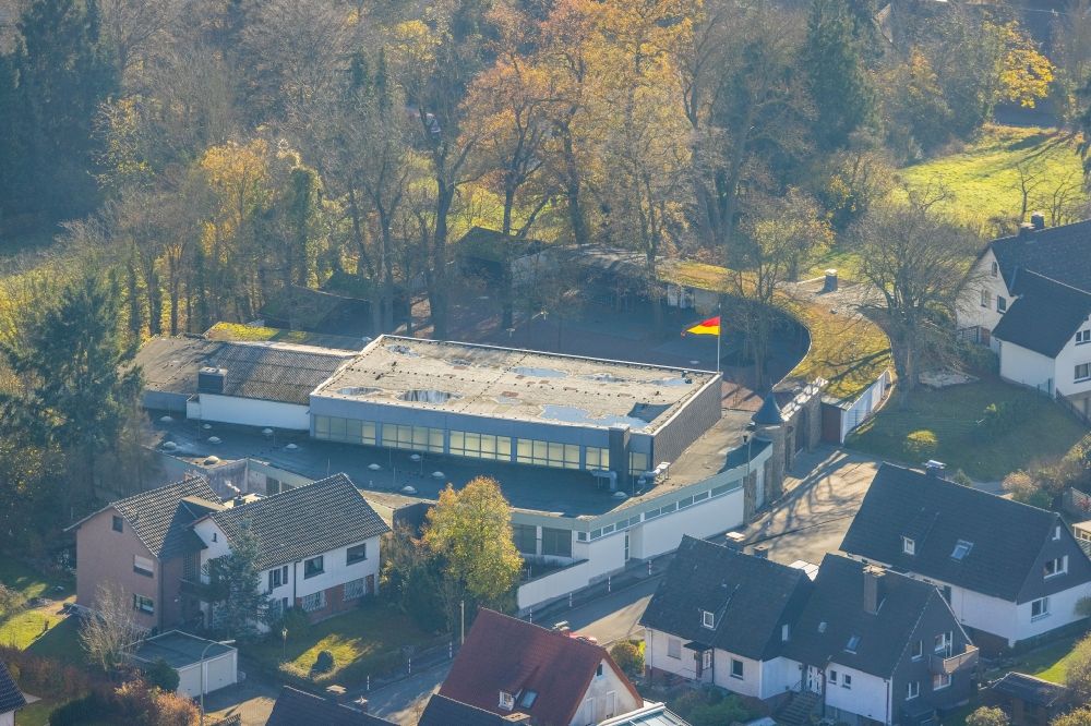 Luftaufnahme Arnsberg - Veranstaltungshalle der Schützenbruderschaft Herdringen Zum Krähenbrink in Arnsberg im Bundesland Nordrhein-Westfalen, Deutschland