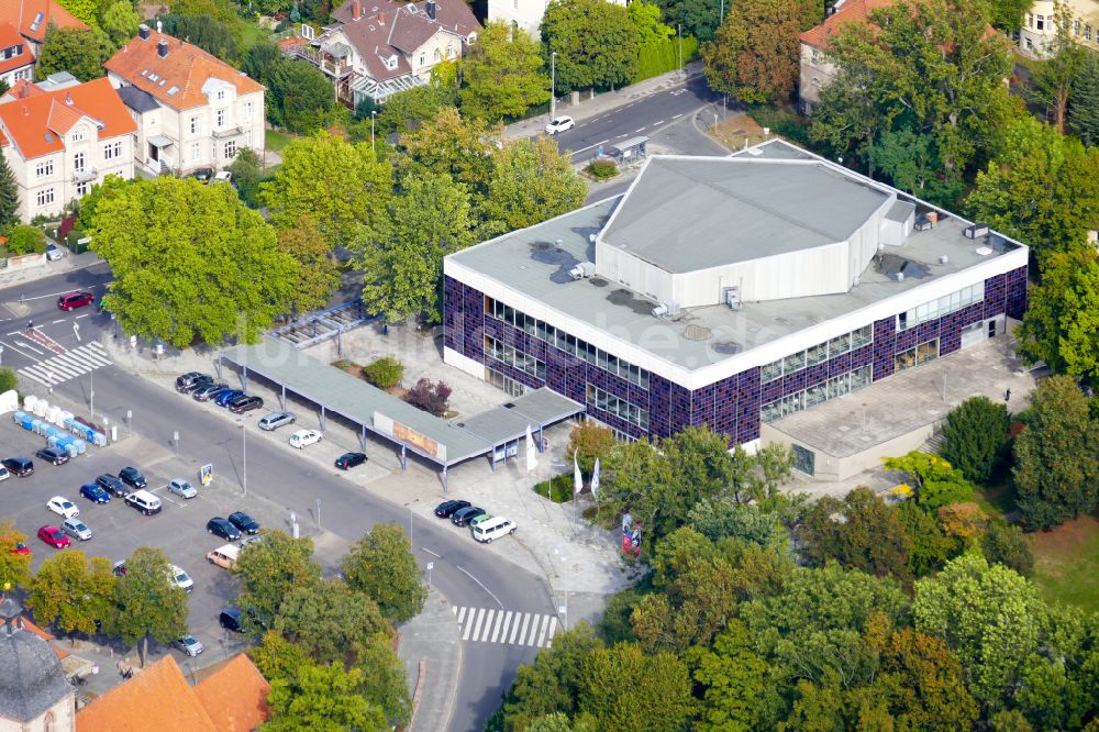 Luftaufnahme Göttingen - Veranstaltungshalle Stadthalle in Göttingen im Bundesland Niedersachsen, Deutschland