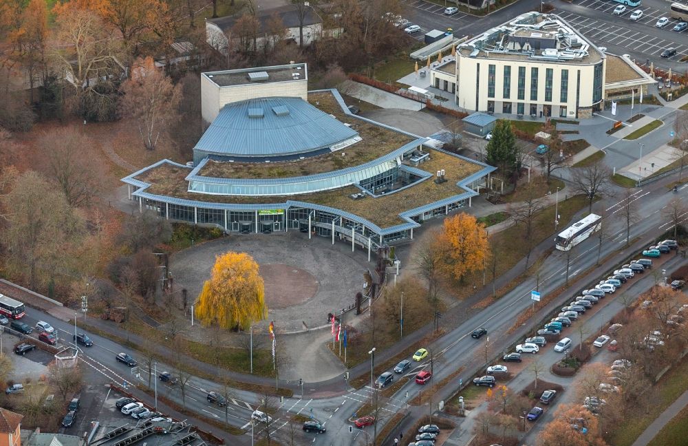 Luftbild Soest - Veranstaltungshalle Stadthalle Soest in Soest im Bundesland Nordrhein-Westfalen, Deutschland
