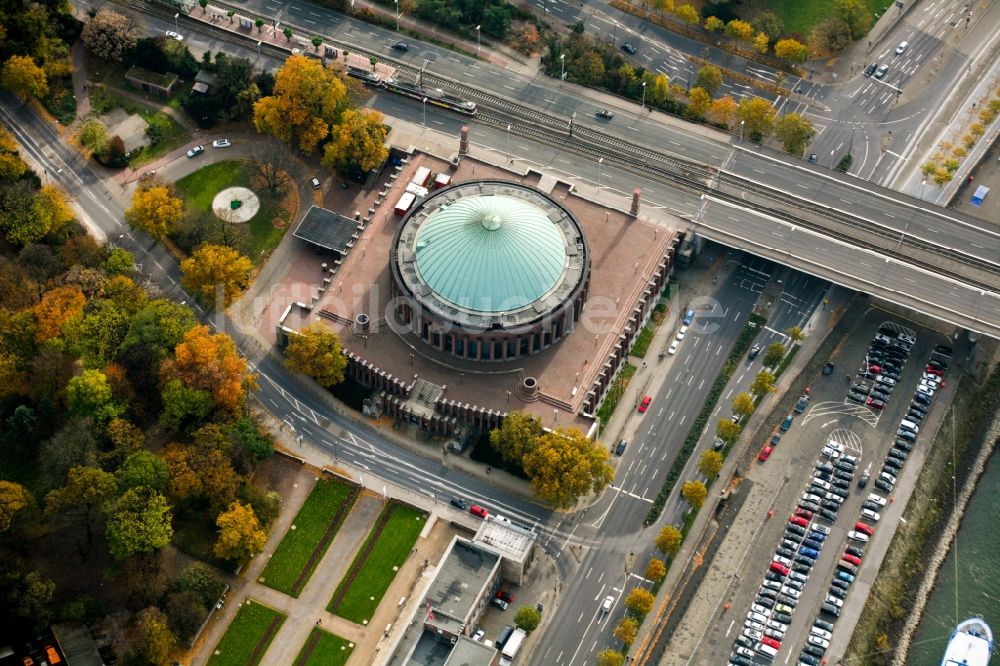 Luftaufnahme Düsseldorf - Veranstaltungshalle Tonhalle in Düsseldorf im Bundesland Nordrhein-Westfalen, Deutschland