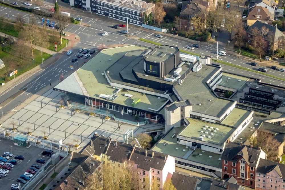 Luftaufnahme Herne - Veranstaltungshalle am Willi-Pohlmann-Platz in Herne im Bundesland Nordrhein-Westfalen