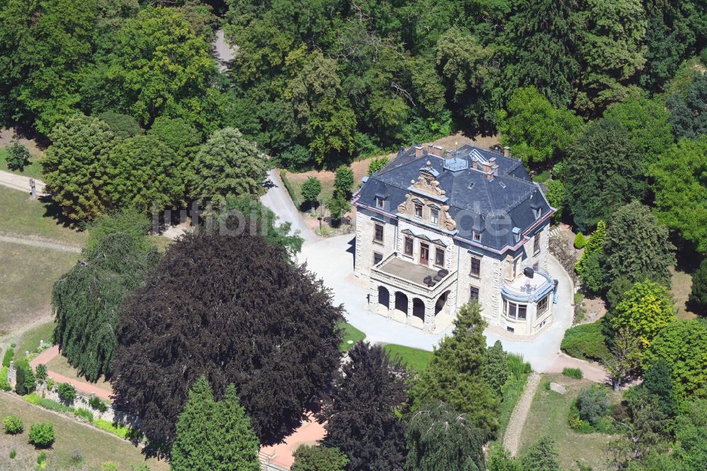 Luftaufnahme Weimar - Veranstaltungshaus Villa Haar in Weimar im Bundesland Thüringen, Deutschland
