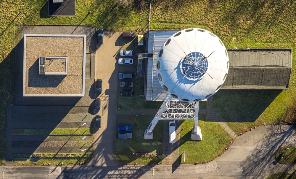 Luftbild Brambauer - Veranstaltungsraum Colani-Ufo der LÜNTEC-Technologiezentrum Lünen GmbH in Brambauer im Bundesland Nordrhein-Westfalen, Deutschland