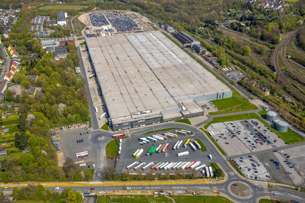 Luftaufnahme Langendreer - Verteilzentrum Opel Warehouse in Langendreer im Bundesland Nordrhein-Westfalen, Deutschland