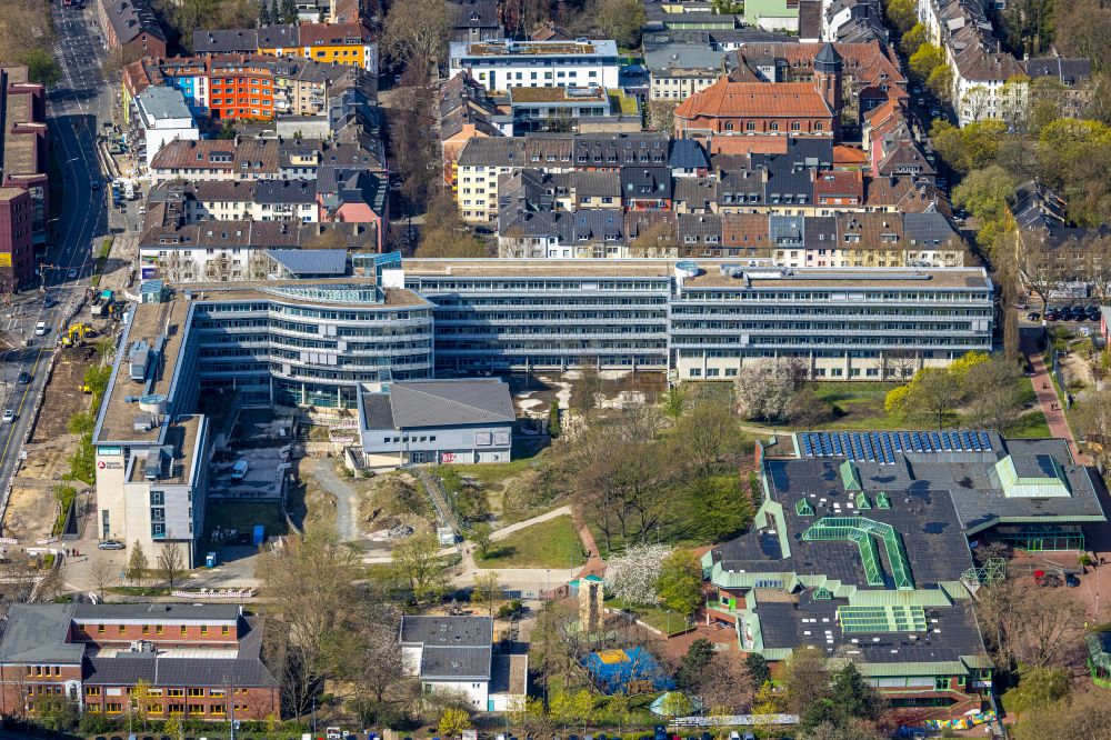 Luftbild Dortmund - Verwaltungsgebäude Agentur für Arbeit in Dortmund im Bundesland Nordrhein-Westfalen, Deutschland