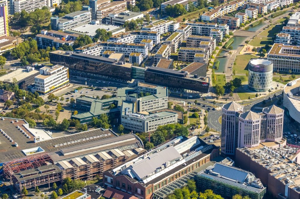 Luftbild Essen - Verwaltungsgebäude der Agentur für Arbeit an der Mittelstraße in Essen im Bundesland Nordrhein-Westfalen